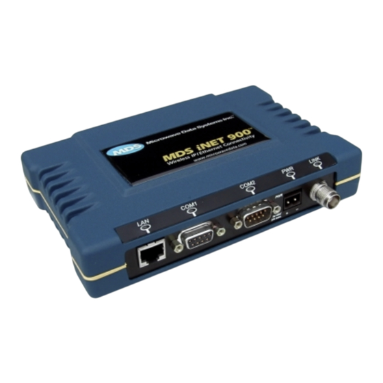 MDS iNET 900 User Manual