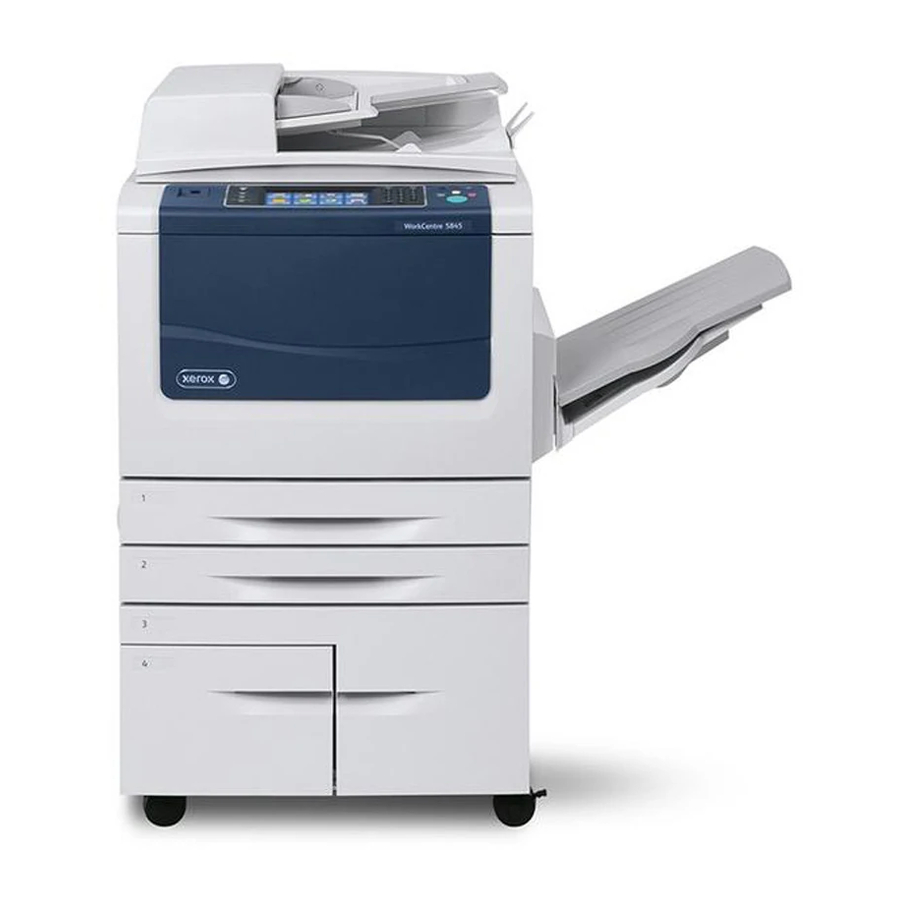 Xerox WorkCentre 5845 Installation And Operation Manual