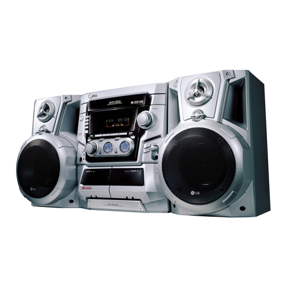 LG LM-M140D Owner's Manual