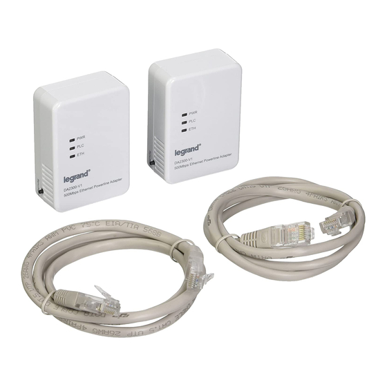 LEGRAND DA2300-V1 Installation Instructions