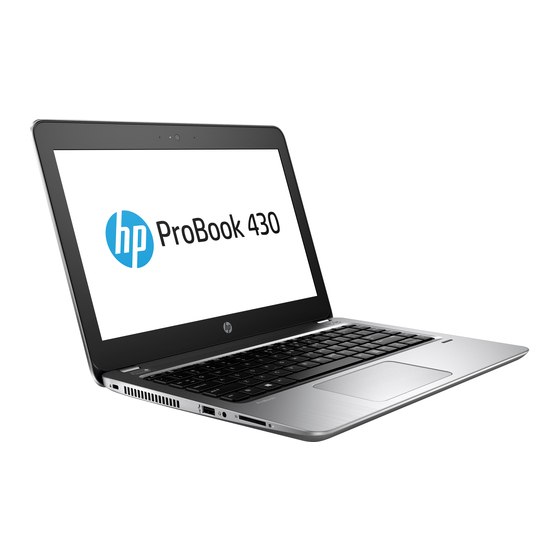 HP ProBook 430 G4 Manuals