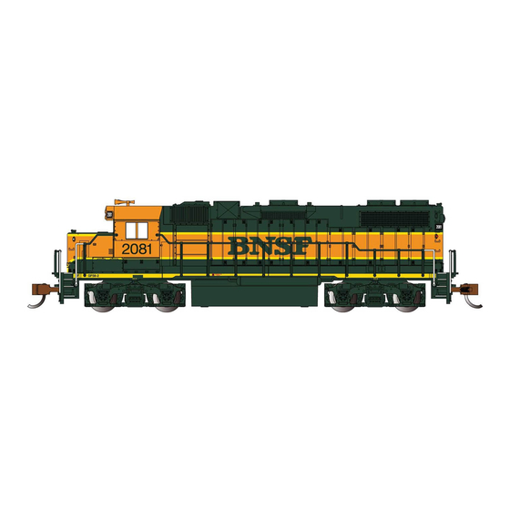 USA Trains EMD GP38-2 Owner's Manual