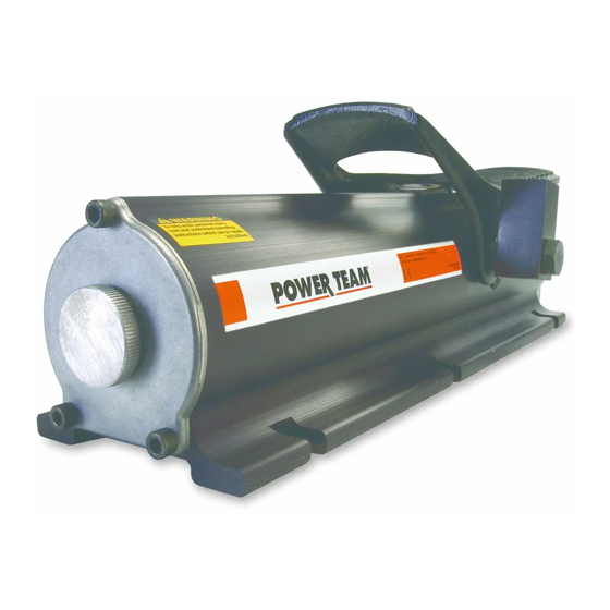 SPX POWER TEAM PA9 Series Operating Instructions Manual