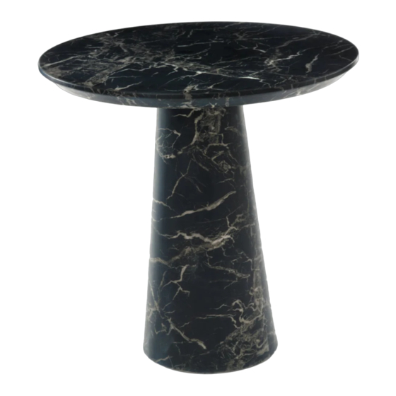 pols potten Table disc marble look Instruction Manual