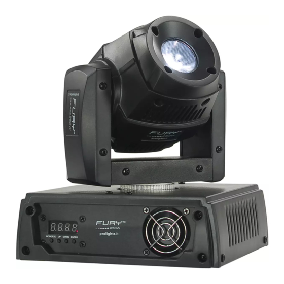 ProLights FURY FY250W User Manual