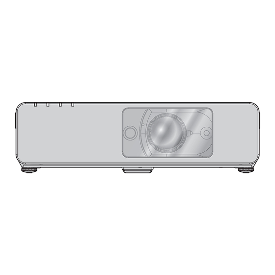 Panasonic PT-F200E Operating Instructions Manual