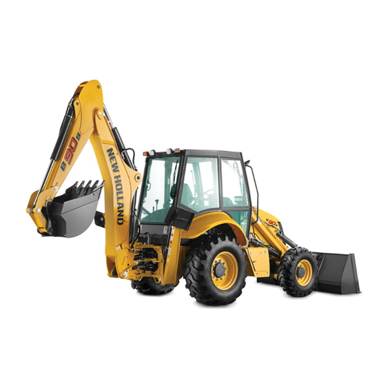 экскаватор погрузчик new holland b90b