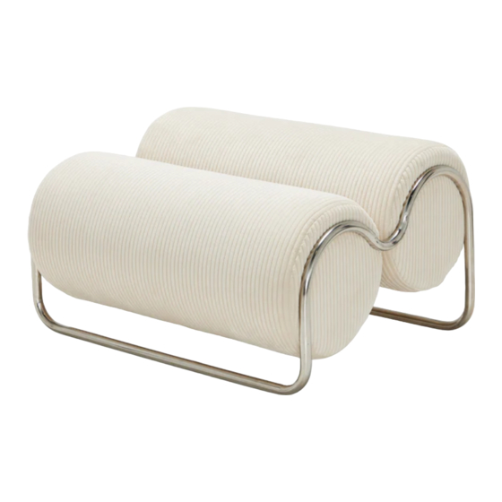 SARAH ELLISON CHROMEO OTTOMAN Assembly Instructions