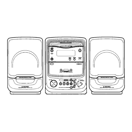 User Manuals: Pioneer XR-Q150 CD Deck Receiver