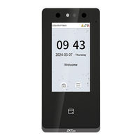 Zkteco SenseFace 4 Series Quick Start Manual