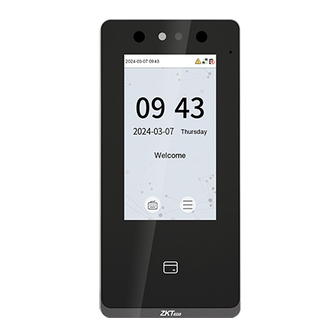 ZKTeco SenseFace 4 Series Quick Start Manual