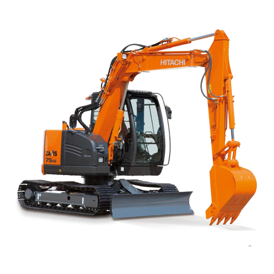 Hitachi ZAXIS 75US-5A Operator's Manual