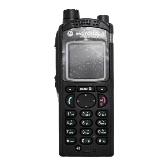 Motorola MTP850 User Manual