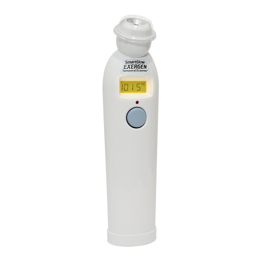 Exergen TemporalScanner 2000C Instructions For Use Manual