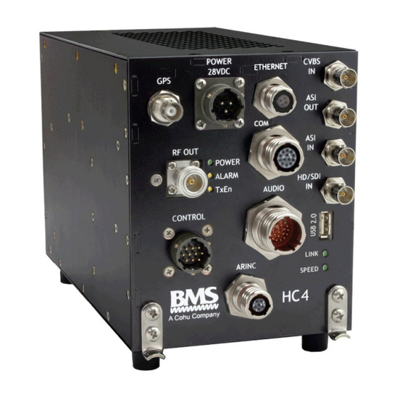 User Manuals: BMS HELI-CODER 4 Airborne Transmitter