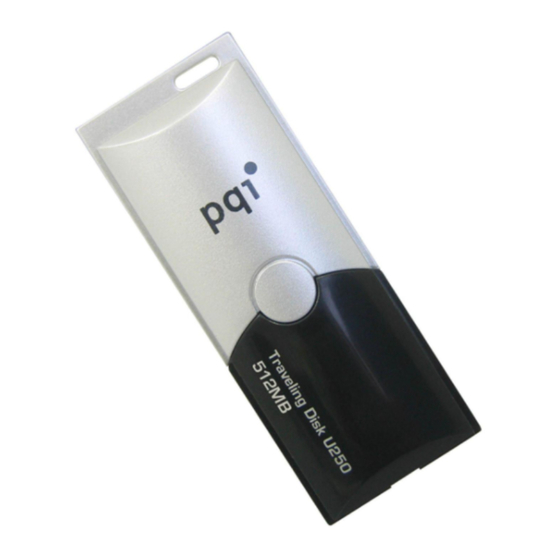 PQI Traveling Disk U250 Product Manual