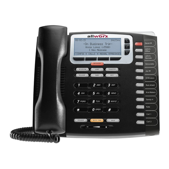 Allworx 9212 Instructions