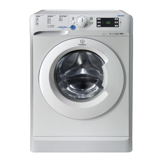 Indesit XWE 61451 Instructions For Use Manual