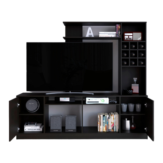 TUHOME Furniture KAVA ENTERTAINMENT CENTER Assembly Instructions Manual