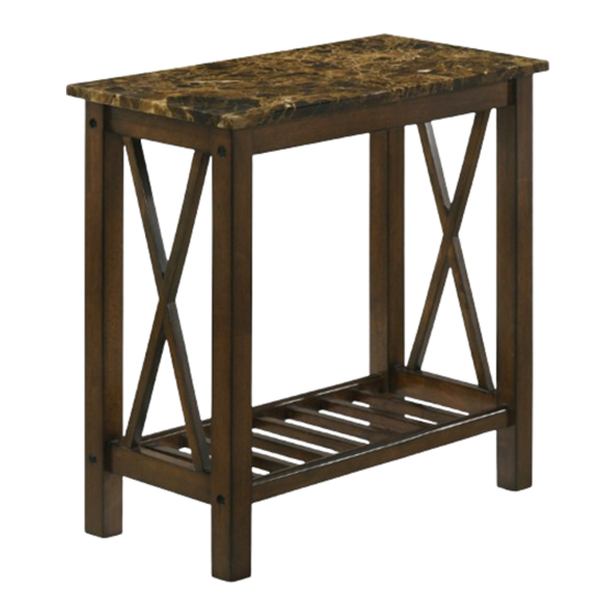New Classic Furniture EDEN T07-23 Assembly Instructions