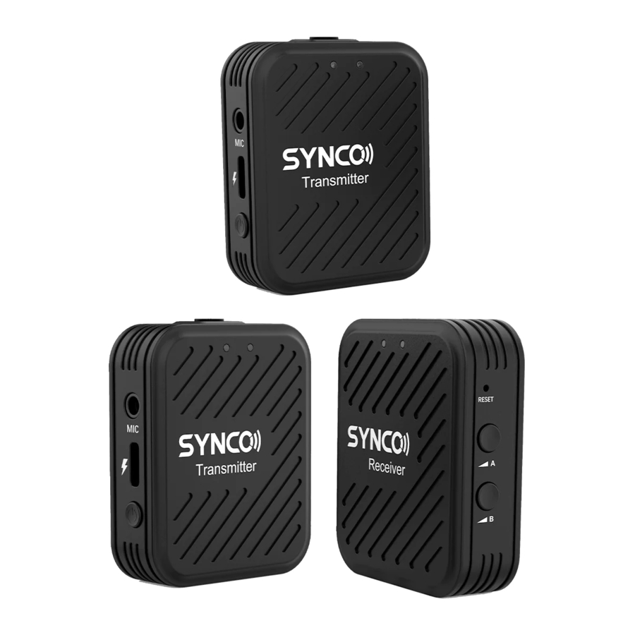 Synco G1A2 Pro Manuals