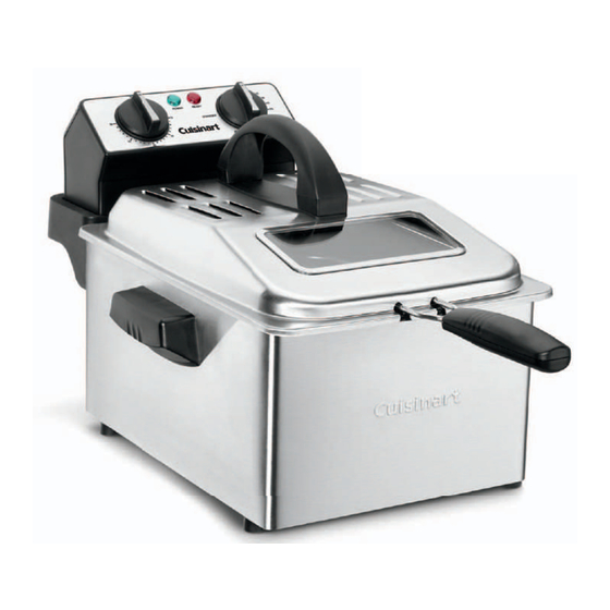 Cuisinart CDF-200 Instruction And Recipe Booklet