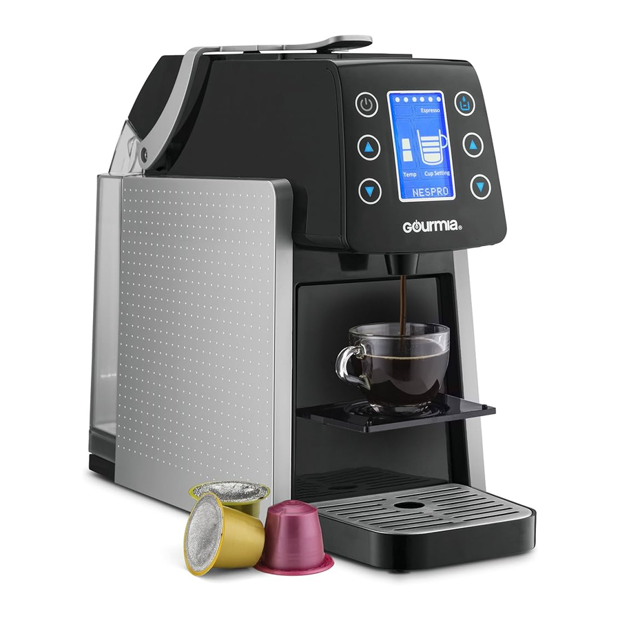 Gourmia GCM5100 - K CUP & ESPRESSO COFFEE MAKER Manual | ManualsLib