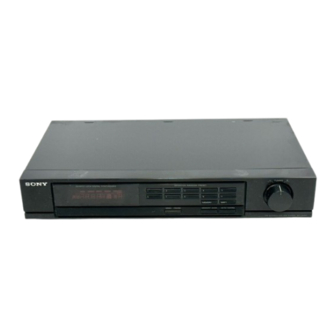 Sony ST-JX301 Service Manual