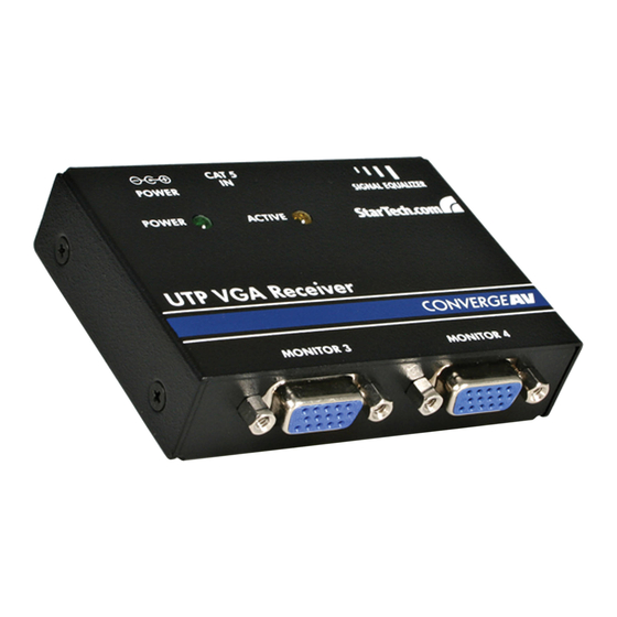 StarTech.com ST121R Instruction Manual