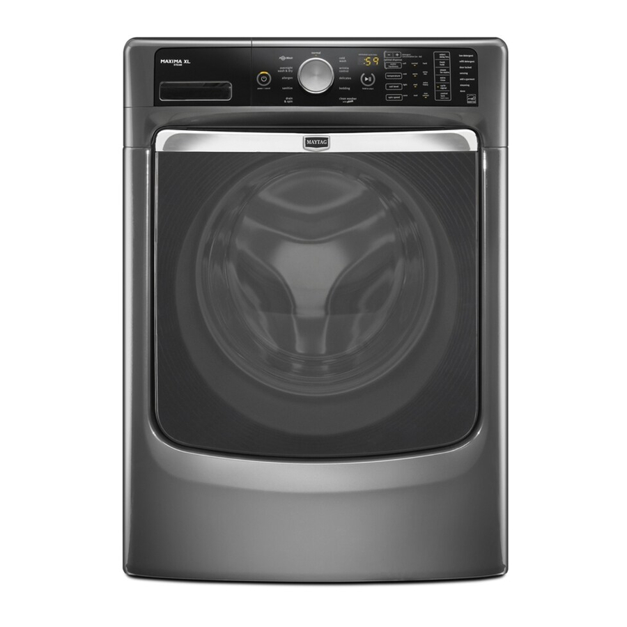 Maytag MHW8000AG Use And Care Manual