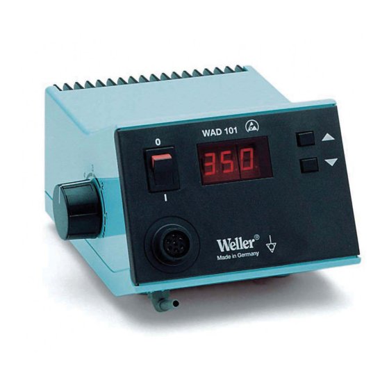 Weller WAD 100 Operating Instructions Manual