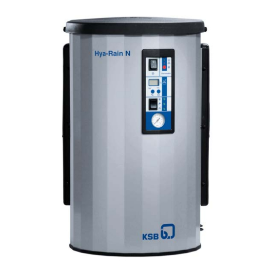KSB Hya-Rain Installation & Operating Manual