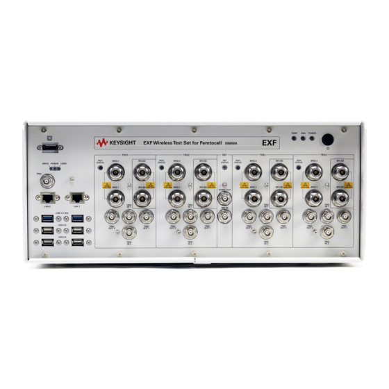 Keysight E6650A EXF User Programming Manual