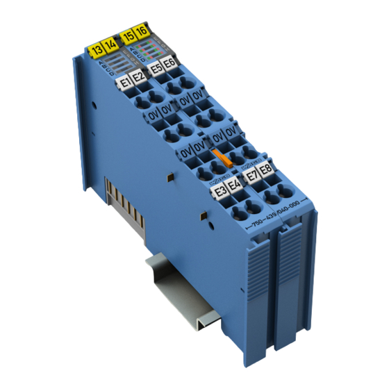 WAGO 750-439/040-000 Manual
