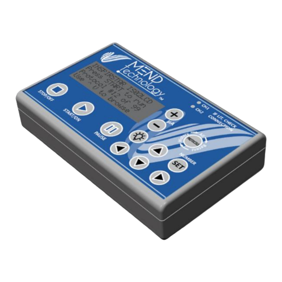 MEND Technology Wellness IS02LCD Owner's Manual