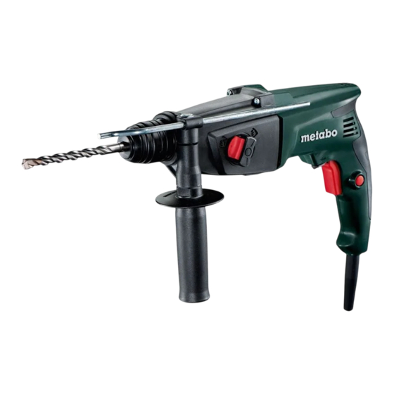 Metabo KHE D-26 Operating Instructions Manual