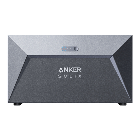 Anker SOLIX Solarbank E1600 User Manual