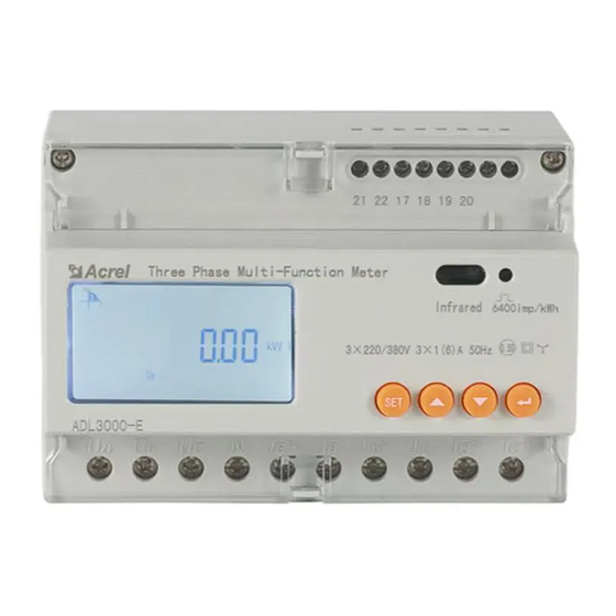 Acrel ADL3000-E-B Installation And Operation Instruction Manual