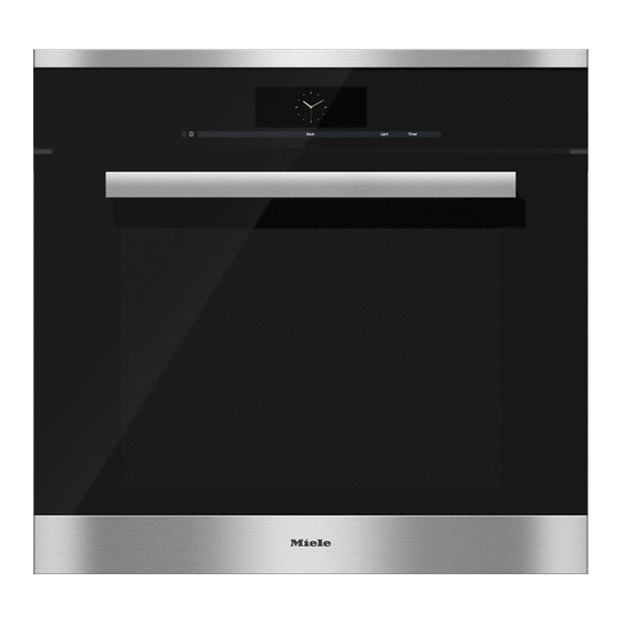 Miele H6780BP Operating And Installation Instructions
