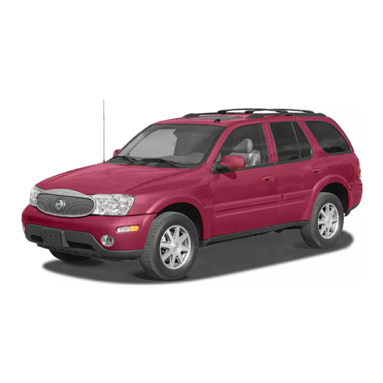 Buick Rainier 2005 Getting To Know Manual