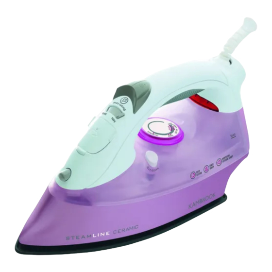 User Manuals: Kambrook Steamline KI730 Steam Iron