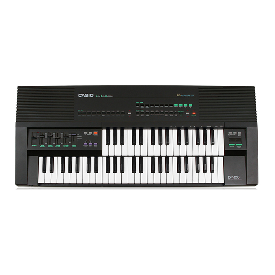 Casio DM-100 Service Manual