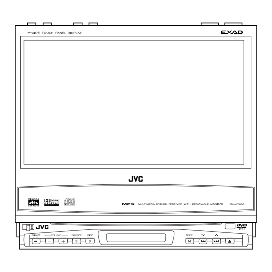 JVC KD-AV7005 Instructions Manual