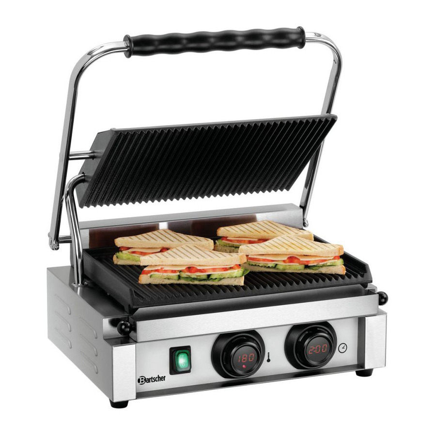 Bartscher Panini-MDI 1R Original Instruction Manual