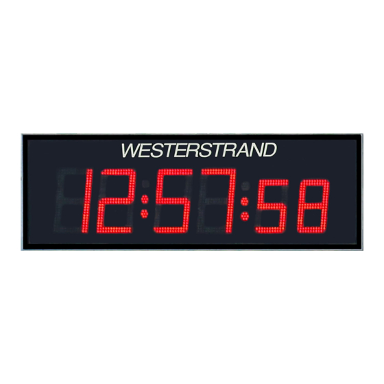 WESTERSTRAND Sportstimer Manual