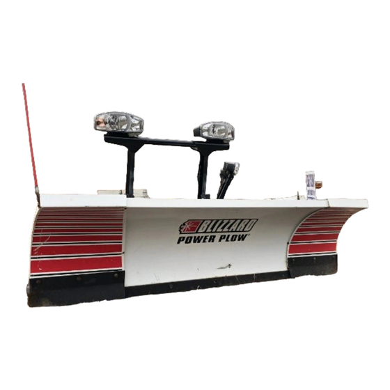 Blizzard POWER PLOW 8100PP Owner's Manual