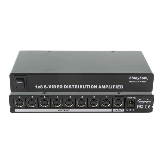 Shinybow USA SB-3706SV Instruction Manual