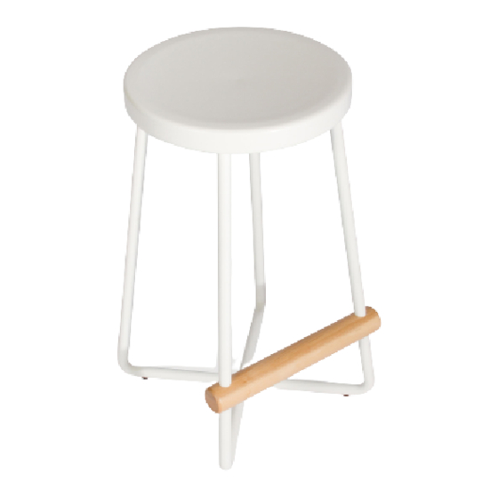 Sauder Dixon Dowel Stool Short Assembly