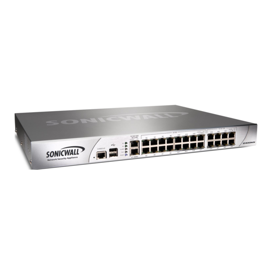 SonicWALL NSA 2400MX Getting Started Manual