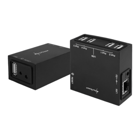 Sharkoon USB LANPORT 100 Manual